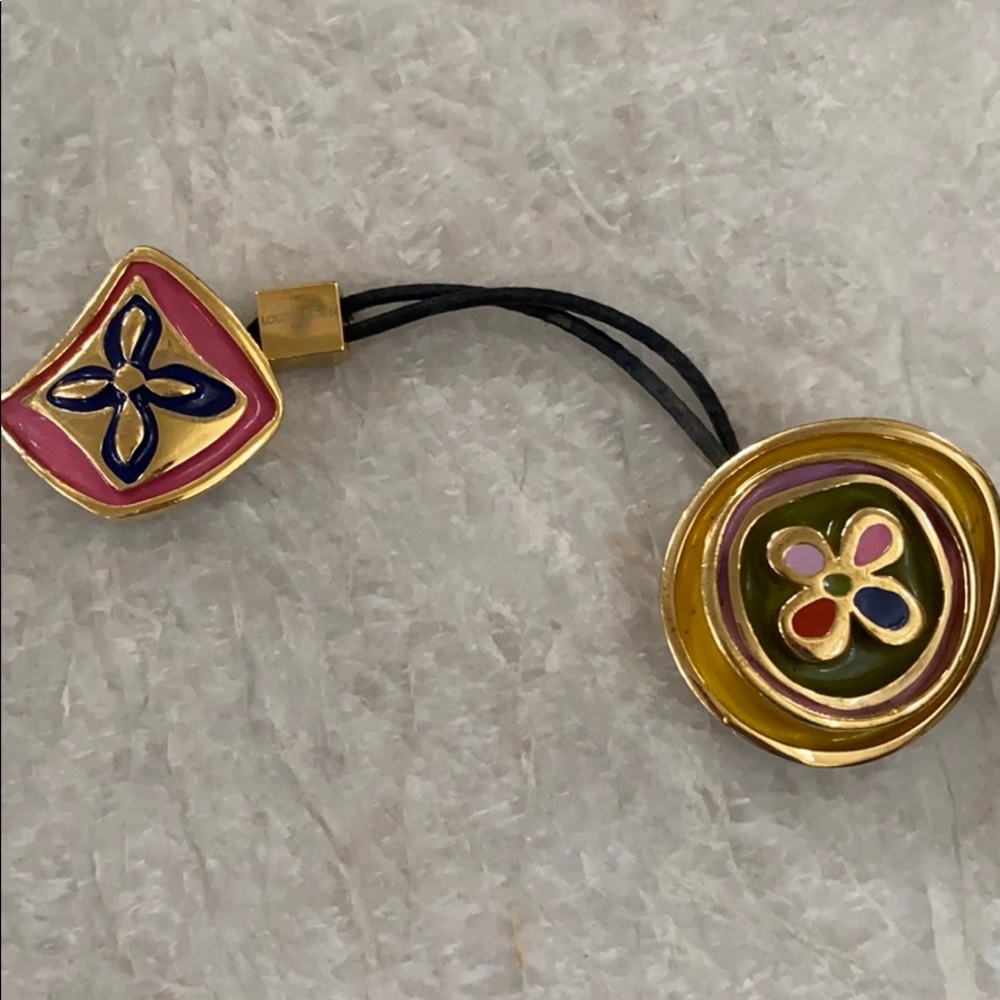 Louis Vuitton Enamel Multi-colored Hair Tie - Picture 2 of 12